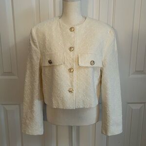 NWT ZARA Women Cream Blazer, Small